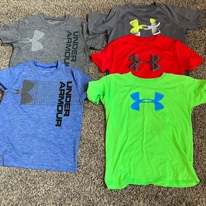 Boys Under Armour/Nike/Adidas shirts
